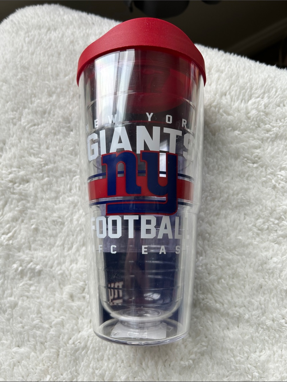 NY Giants Football official sports  Red Travel Tumbler with Lid